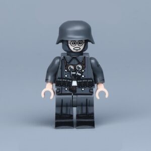 Minifigure - German Army (Heer) soldier uch as a squad leader (NCO), a reconnaissance trooper, or an artillery forward observer World War II (LEGO Compatible)