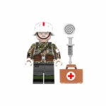 Minifigure - German Combat Medic (Sanitäter) from the World War II (LEGO Compatible)