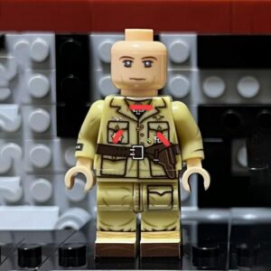 Minifigure - German Luftwaffe (Air Force) fighter ace Hans-Joachim Marseille (Britisches Freikorps) (LEGO Compatible)