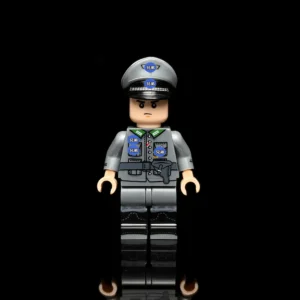 Minifigure - German Officer from the World War II era (LEGO Compatible)