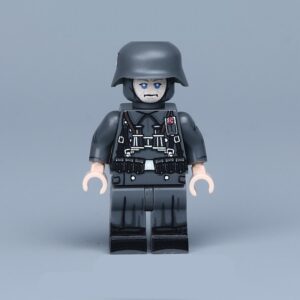 Minifigure - German Panzer (tank) crewman from the World War II (LEGO Compatible)