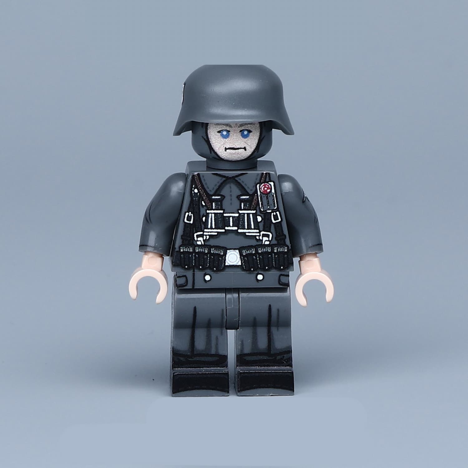 Minifigure - German Panzer (tank) crewman from the World War II (LEGO Compatible)