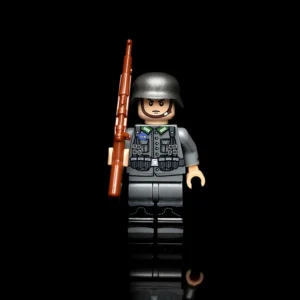 Minifigure - German Rifleman (Gewehrschütze) from the World War II era (LEGO Compatible)