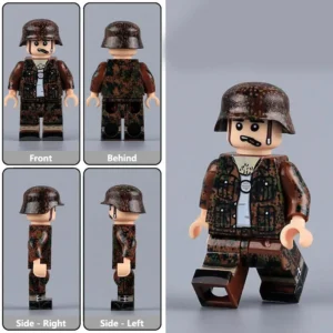 Minifigure - German Waffen-SS soldier late World War II (LEGO Compatible)