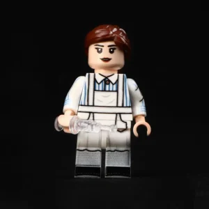 Minifigure - German medical Charlotte female nurse from the World War II era (LEGO Compatible)