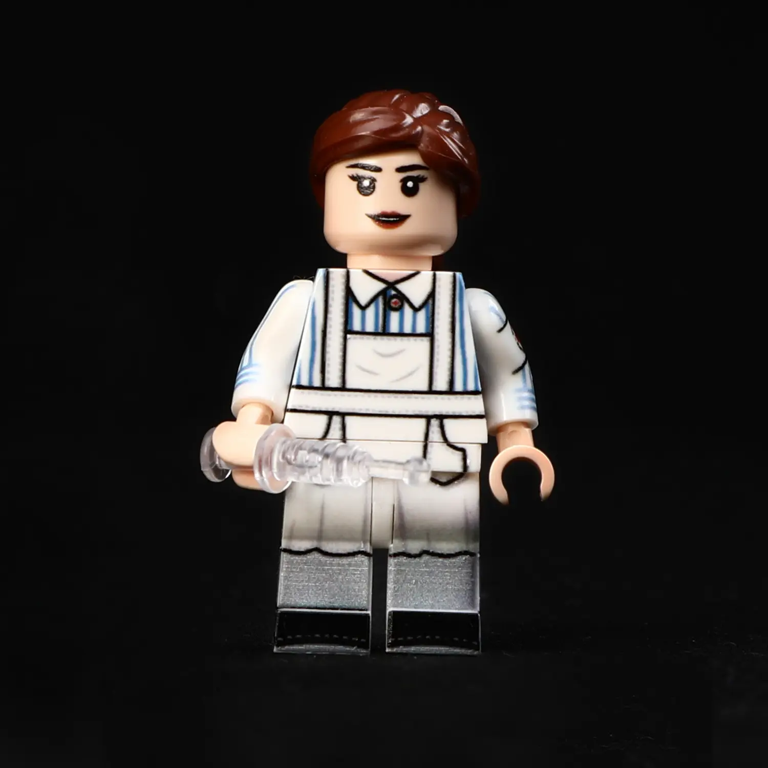 Minifigure - German medical Charlotte female nurse from the World War II era (LEGO Compatible)