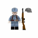 Minifigure - German soldier from a Luftwaffe Field Division during the mid-to-late period of World War II (LEGO Compatible)
