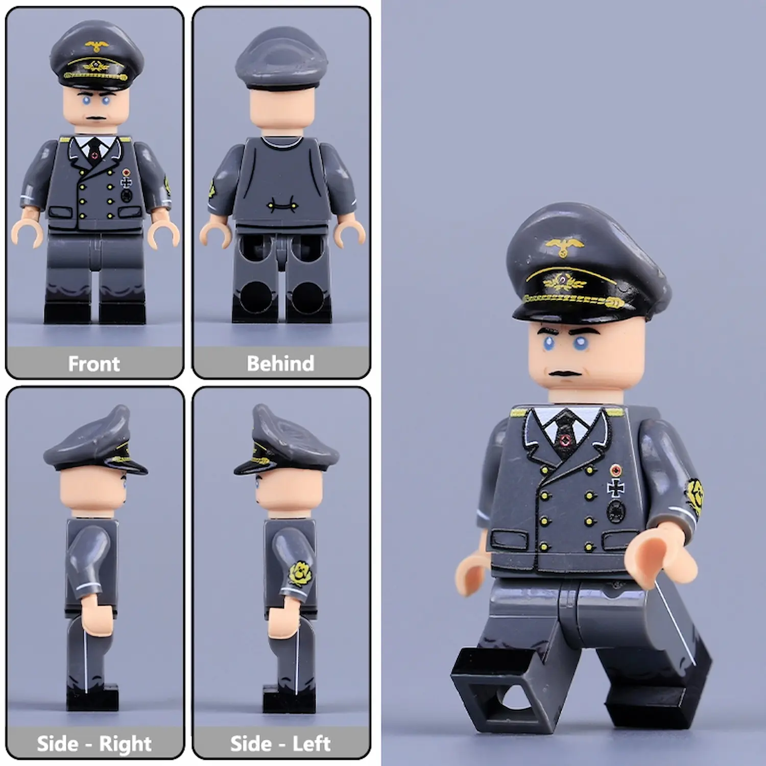 Minifigure - Hermann Göring a leading member of the Nazi Party and the commander-in-chief of the Luftwaffe German Air Force (LEGO Compatible)