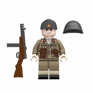 Minifigure - Italian partisan fighter Garibaldi Brigade Brigata Garibaldi World War II (LEGO Compatible)