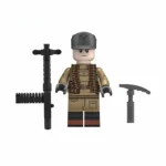 Minifigure - Machine gunner from the elite Gebirgsjäger (mountain troops) of the German Army (Heer) during the World War II (LEGO Compatible)