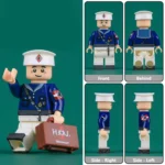 Minifigure - Scharführer a rank equivalent to a Squad Leader, from the Marine Hitler Youth (Marine-HJ) (LEGO Compatible)