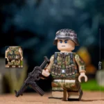 Minifigure - Splittertarnmuster Plane Tree splinter pattern camouflage German soldier from World War II (LEGO Compatible)