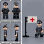 Minifigure - Wachführer Guard Leader Deutsches Rotes Kreuz (DRK) German Red Cross World War II (LEGO Compatible)