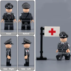 Minifigure - Wachführer Guard Leader Deutsches Rotes Kreuz (DRK) German Red Cross World War II (LEGO Compatible)