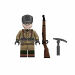 Minifigure - an officer from the elite Gebirgsjäger (mountain troops) of the German Army (Heer) during the World War II (LEGO Compatible)