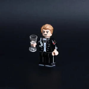 Minifigure - high-ranking officer of the German Schutzstaffel (SS), depicted in a formal evening dress uniform from the World War II (LEGO Compatible)