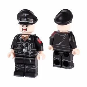Minifigure - officer from the German Schutzstaffel (SS) during the World War II era (LEGO Compatible)