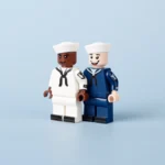 Minifigure - two United States Navy Sailors (LEGO Compatible)