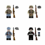 Minifigure - various German soldiers from World War II (LEGO Compatible)
