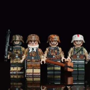 Minifigure - various specialized German soldiers in different camouflage uniforms from World War II (LEGO Compatible)