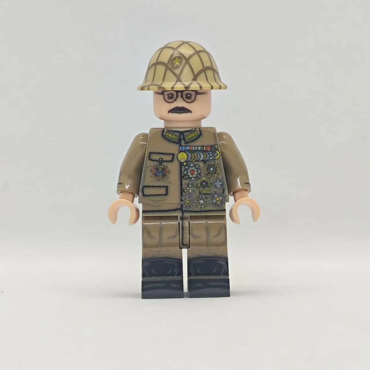 Minifigure – Hideki Tojo general of the Imperial Japanese Army and the Prime Minister of Japan during much of World War II (LEGO Alternative)