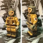 Minifigure – Imperial Japanese Army soldier who has become a prisoner of war (POW) held by the Soviet Union in Siberia after the end of World War II (LEGO Alternative)