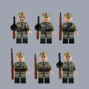 Minifigure – Soviet Red Army World War II (LEGO Compatible)