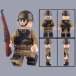 Minifigure – Soviet Red Army rifleman (LEGO Compatible)