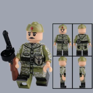 Minifigure – Soviet Red Army scout or assault engineer World War II (LEGO Compatible)