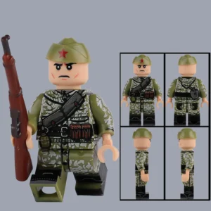 Minifigure – Soviet Red Army scout or sniper World War II (LEGO Compatible)