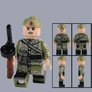Minifigure – Soviet Red Army soldier scout razvedchik or combat engineer 2 (LEGO Compatible)