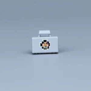 Custom Piece Miniature – army military briefcase or dispatch case molded in a light grey color printed with a Iron Cross (Eisernes Kreuz) – 3D Print for LEGO minifigure Custom Piece Miniature – army military briefcase or dispatch case molded in a light grey color printed with a Iron Cross (Eisernes Kreuz) – 3D Print for LEGO minifigure