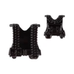 Custom Piece Miniature – heavy-duty ammunition carrying tactical vest or ammunition harness molded in a black color – 3D Print for LEGO minifigure