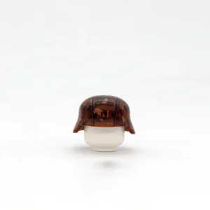 Custom Piece Miniature – military Helmet German Stahlhelm (steel helmet) decorated with an autumnal camouflage pattern from the World War II – 3D Print for LEGO minifigure Custom Piece Miniature – military Helmet German Stahlhelm (steel helmet) decorated with an autumnal camouflage pattern from the World War II – 3D Print for LEGO minifigure