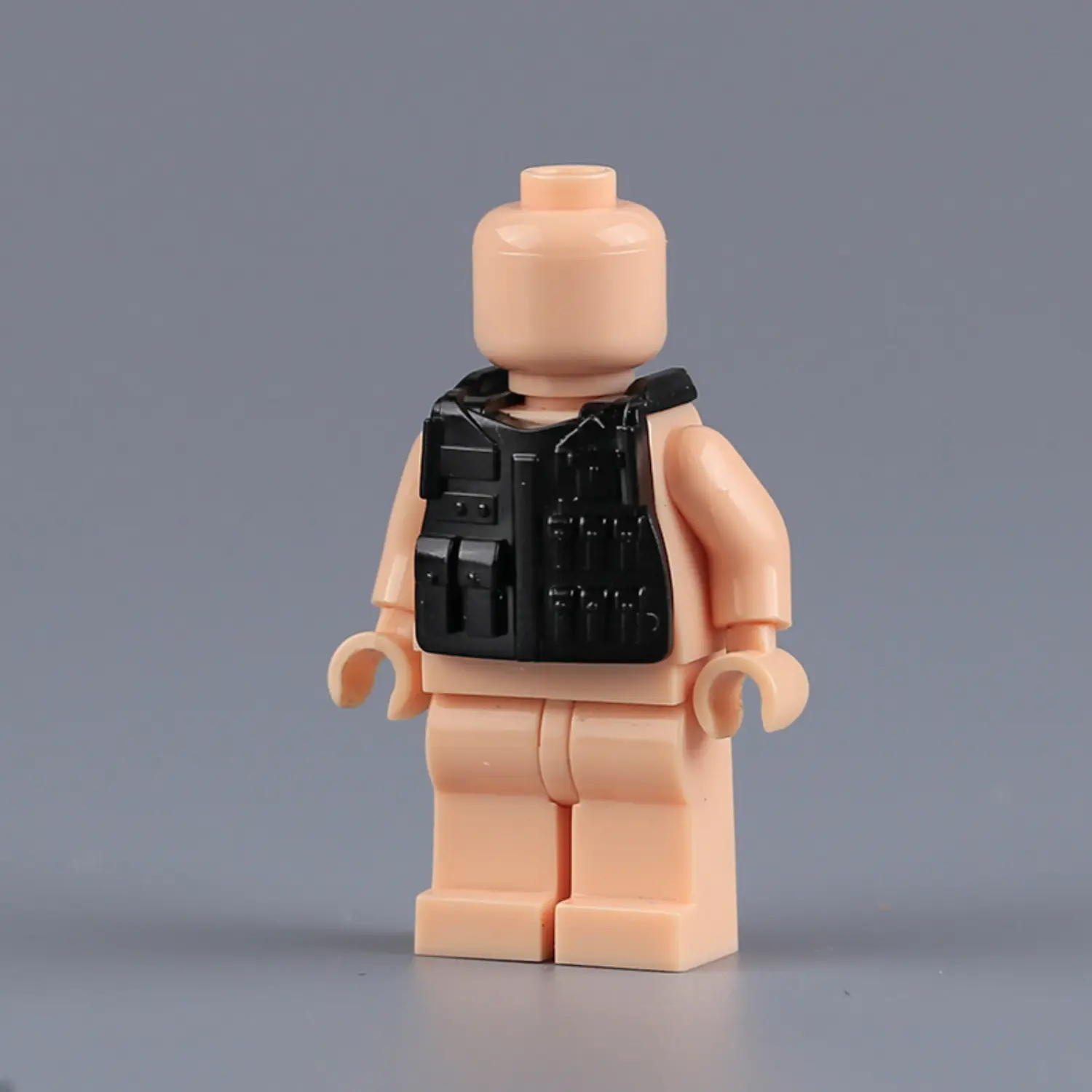 Custom Piece Miniature – modern plate carrier or load-bearing tactical vest molded in a black color – 3D Print for LEGO minifigure Custom Piece Miniature – modern plate carrier or load-bearing tactical vest molded in a black color – 3D Print for LEGO minifigure