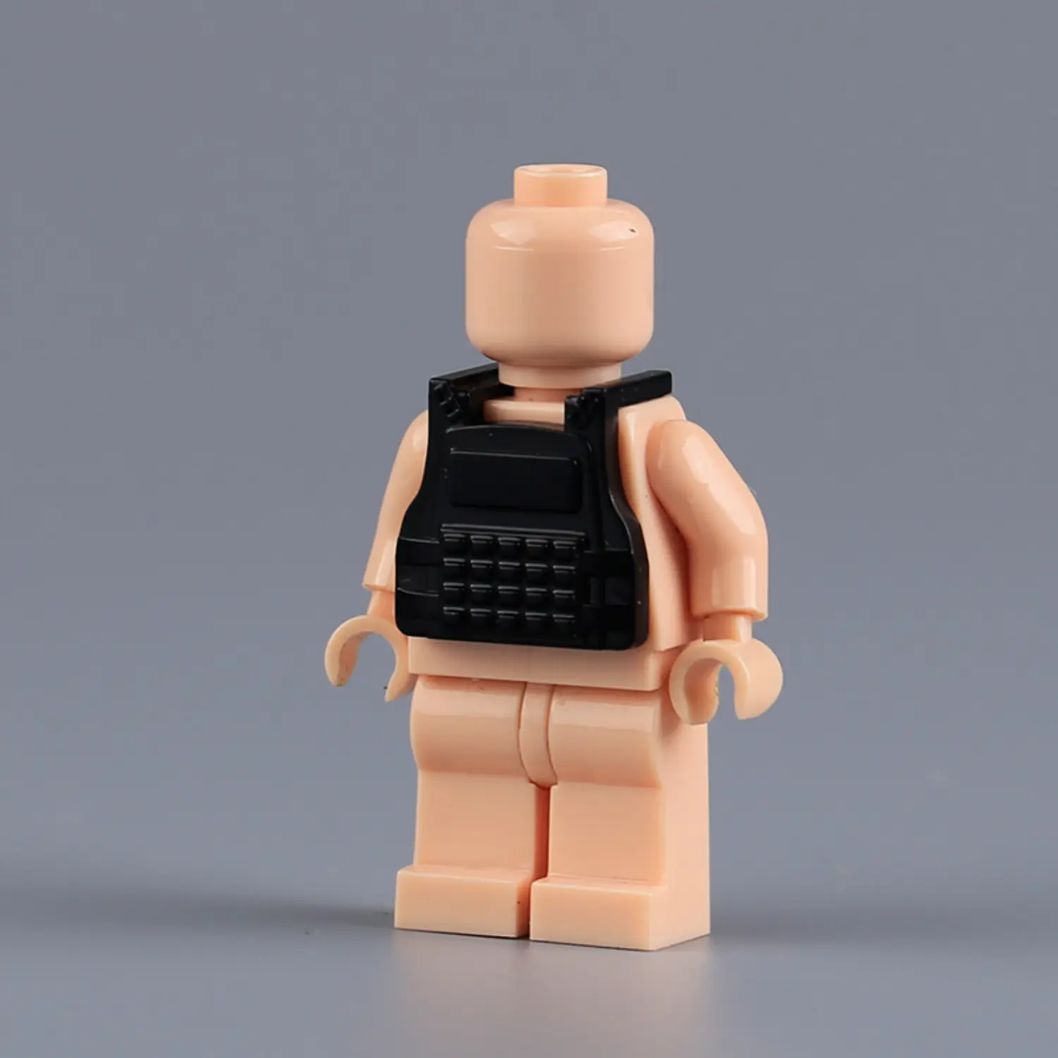 Custom Piece Miniature – modern plate carrier tactical vest molded in a black color – 3D Print for LEGO minifigure