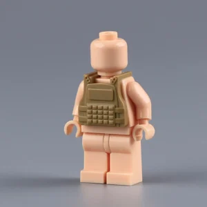 Custom Piece Miniature – modern plate carrier tactical vest molded in a tan or olive drab color – 3D Print for LEGO minifigure Custom Piece Miniature – modern plate carrier tactical vest molded in a tan or olive drab color – 3D Print for LEGO minifigure