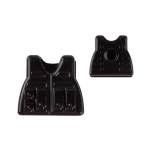 Custom Piece Miniature – slick ballistic tactical vest or body armor, molded in a glossy black color – 3D Print for LEGO minifigure Custom Piece Miniature – slick ballistic tactical vest or body armor, molded in a glossy black color – 3D Print for LEGO minifigure