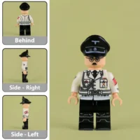 Minifigure - Adolf Hitler the Nazi Party NSDAP and dictator of Germany in white uniform (LEGO Compatible)