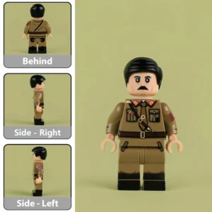 Minifigure - Ernst Röhm, the co-founder and commander of the SA (Sturmabteilung) the original paramilitary wing of the Nazi Party (LEGO Compatible)