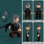 Minifigure - European Volunteer who served with the German Army during World War II (LEGO Compatible)