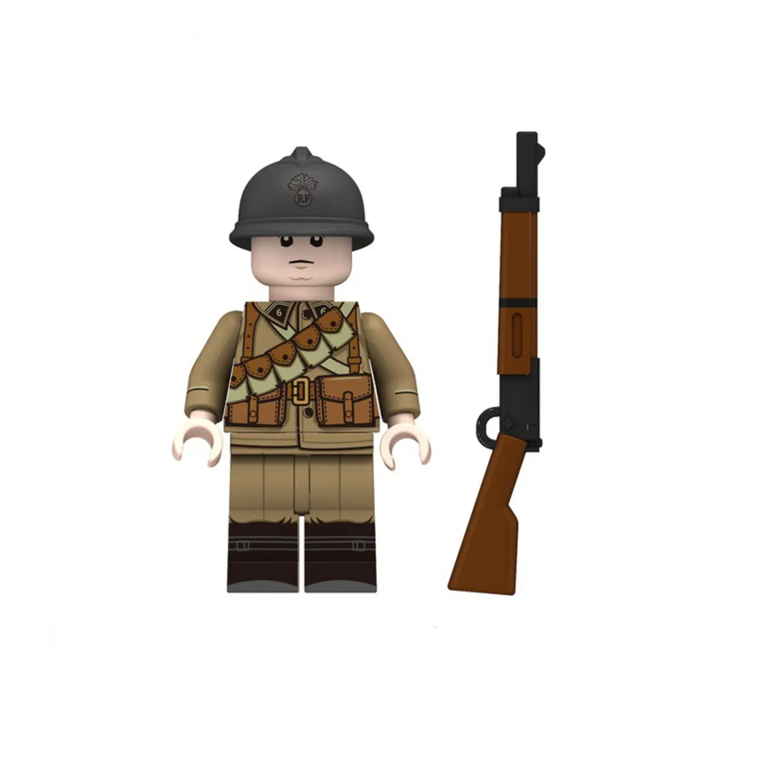 Minifigure - French Dragoon Regiment during World War II (LEGO Compatible)