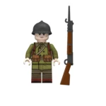 Minifigure - French Infantry soldier from the World War II (LEGO Compatible)