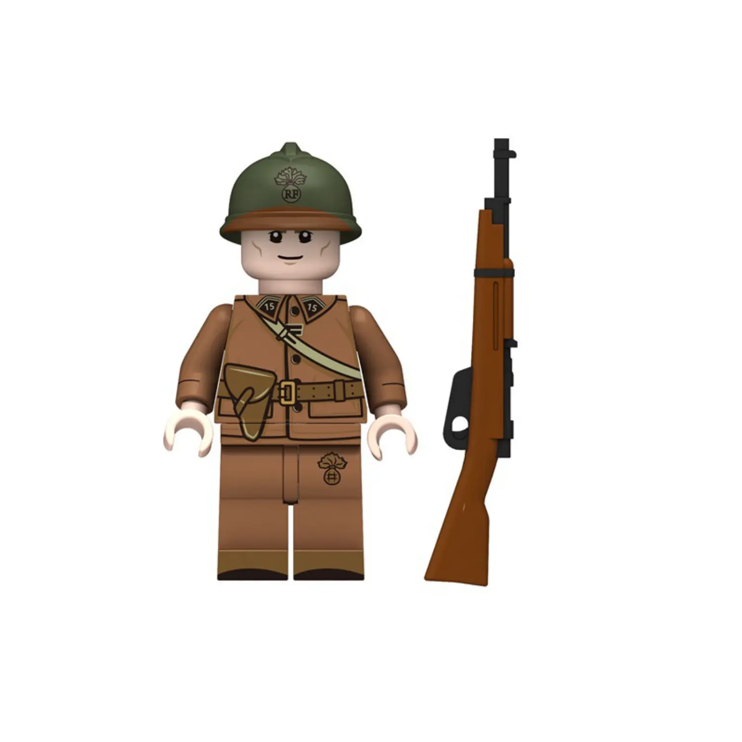 Minifigure - French Motorized Infantry Division (Division d'Infanterie Motorisée - DIM) during World War II (LEGO Compatible) Minifigure - French Motorized Infantry Division (Division d'Infanterie Motorisée - DIM) during World War II (LEGO Compatible)