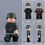 Minifigure - German 98K Soldier from World War II (LEGO Compatible)