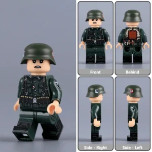 Minifigure - German 98K Soldier from World War II (LEGO Compatible) Minifigure - German 98K Soldier from World War II (LEGO Compatible)