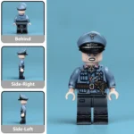 Minifigure - German Air Defense Force Officer from an Anti-Aircraft Artillery Division during World War II (LEGO Compatible)