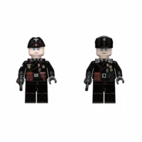 Minifigure - Two German Panzer (Armored) officers from World War II (LEGO Compatible)