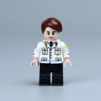 Minifigure - high-ranking German official from the Nazi era Heinrich Himmler, the head of the SS (LEGO Compatible)