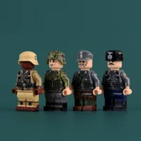 the front of Minifigure - various Foreign Volunteers who served with the German military during World War II (LEGO Compatible)